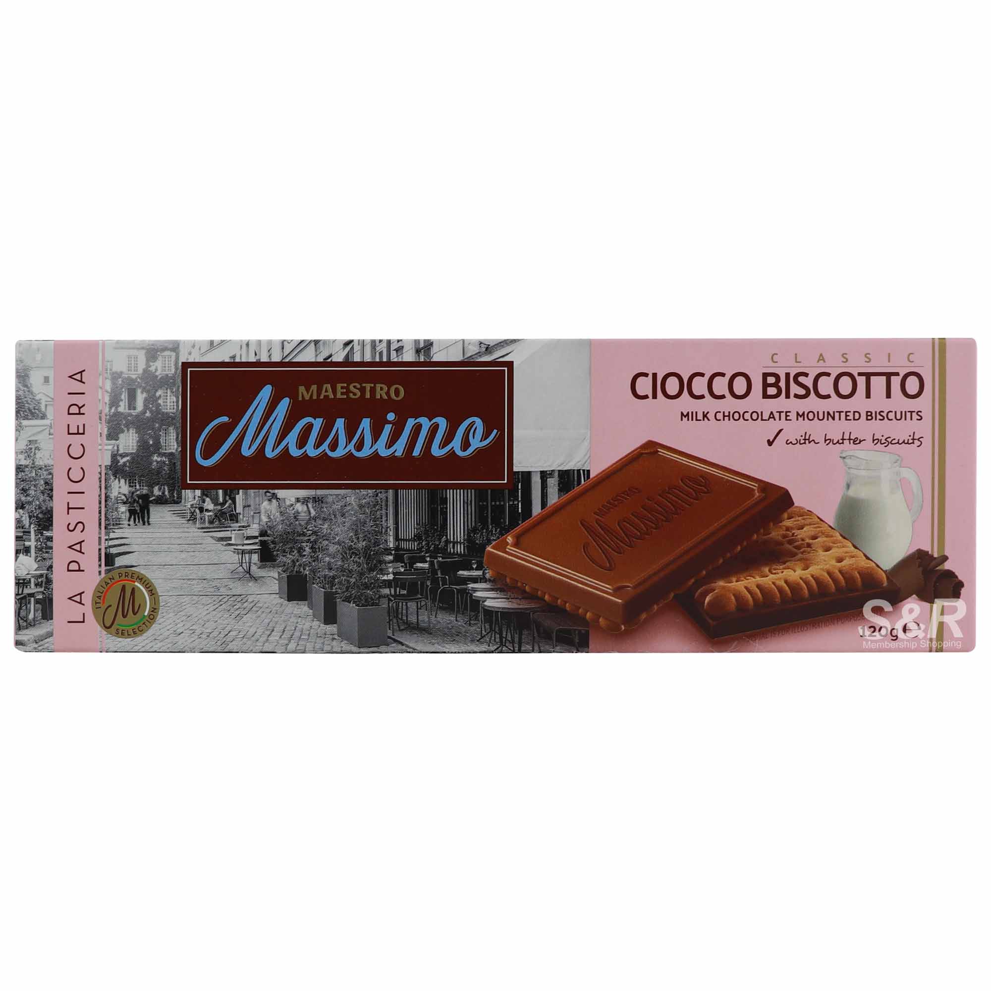 Maestro Massimo Classic Ciocco Biscotto 120g Maestro Massimo Classic Ciocco Biscotto 120g